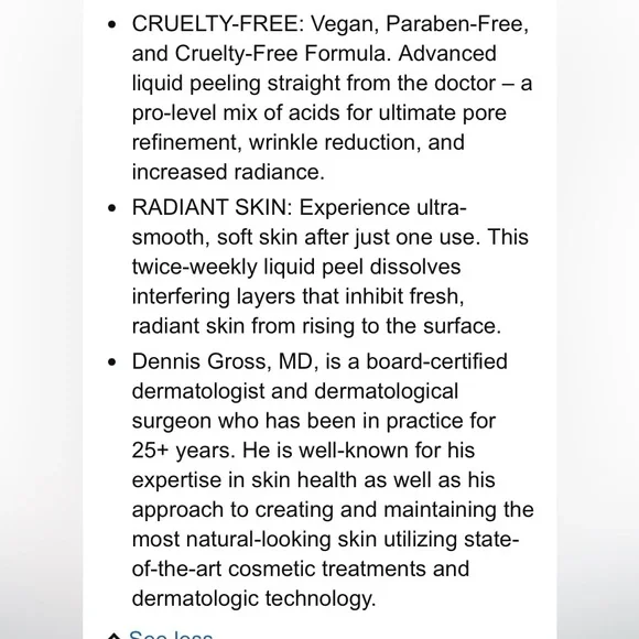 NIB dr dennis gross clinical grade resurfacing liquid peel - Picture 10 of 12